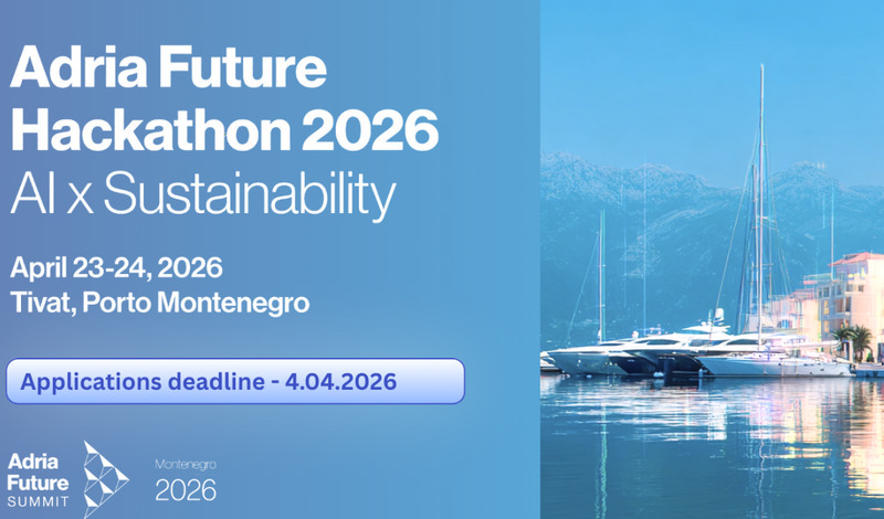 Adria Future Hackathon 2026 ovog aprila u Tivtu